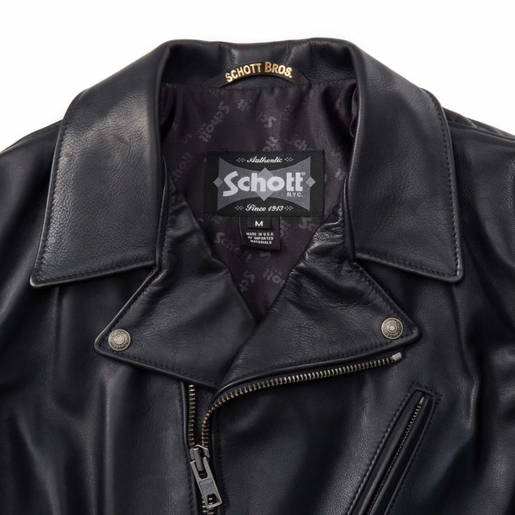 Schott Light Weight Cowhide Motorcycle Jacket 5