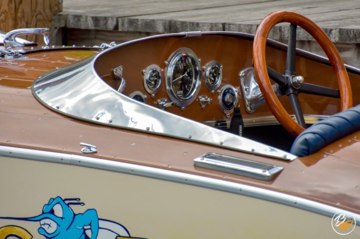 Wooden Mahogany Runabout Boat 5