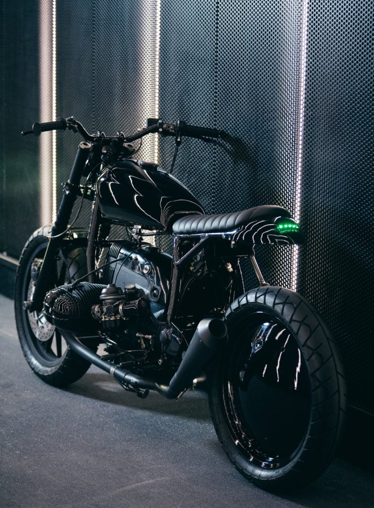 Custom BMW R80 RT Motorcycle Back 3