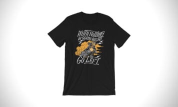 Go Left Tee - A Flat Tracker T-Shirt From Australia