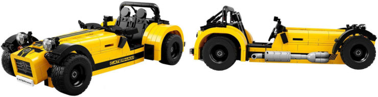 Lego Caterham Seven 620R Side and Back