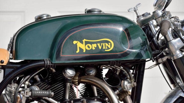 Norvin - Norton - Vincent Cafe Racer Fuel Tank