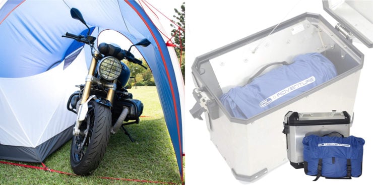 The DL Adventure Dromedary Patented Ultra Lightweight Motorcycle Tent Parking
