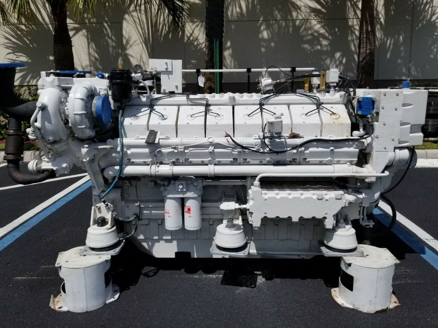 There's a TwinTurbo 1,823 HP 2,135 Cu. In. Deutz V16 Engine For Sale