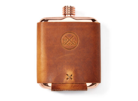Whiskey Leatherworks The Clark Fork Copper Flask