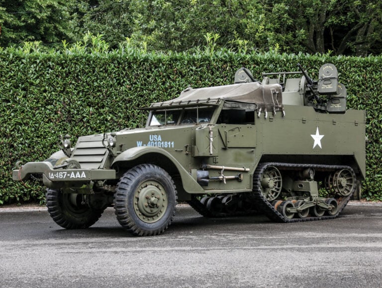 100 Road Legal Ideal As A Post Apocalyptic Daily Driver WW2 Era   White M16 MGMC Half Track 768x579 