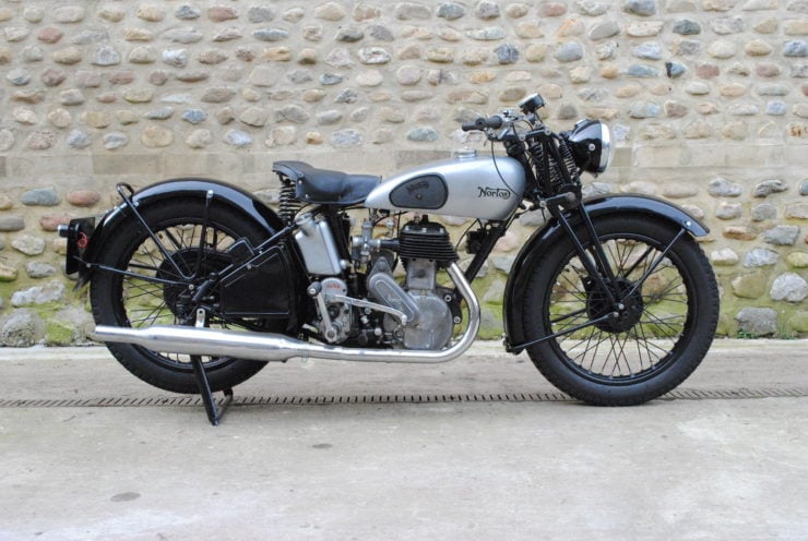 Norton WD16H military motorcycle rebuilt civilian