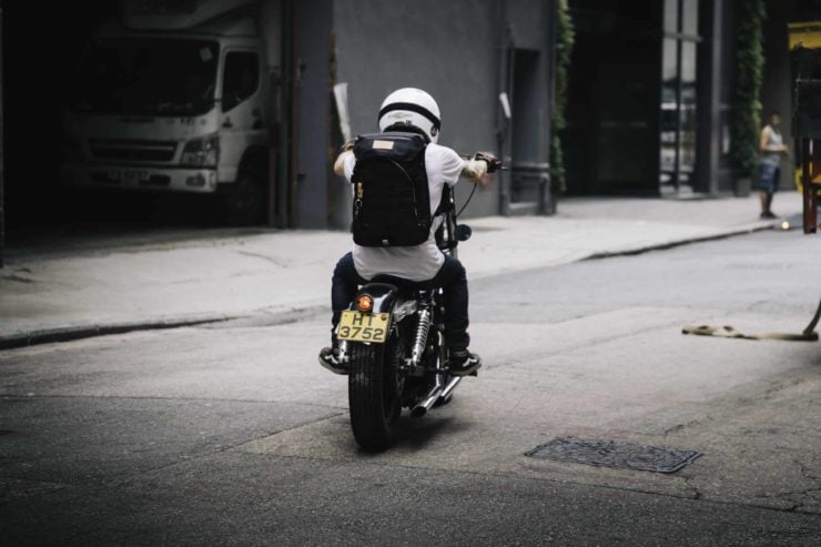 Angry Lane Black Rider Daypack Motorcycle 2