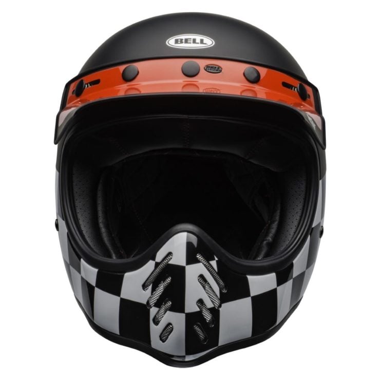 Bell Moto-3 Fasthouse Checkers Helmet Front