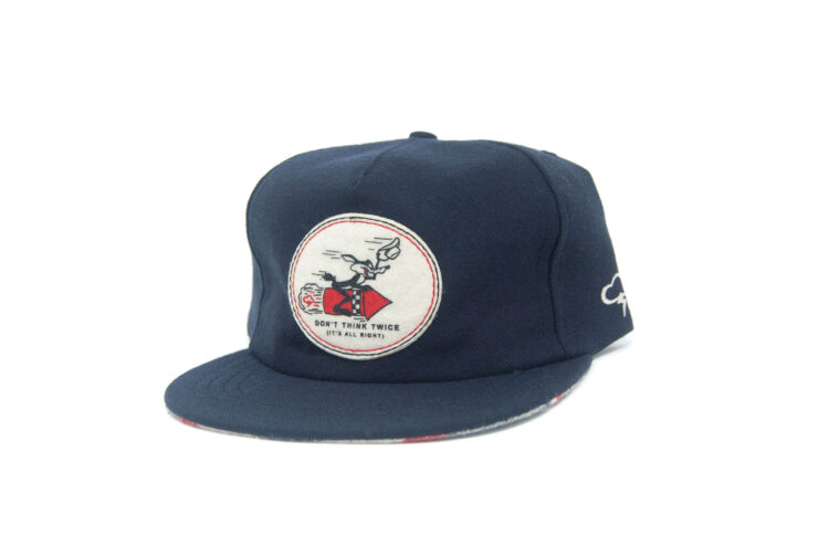 Don't Think Twice Wool Strapback Cap by The Ampal Creative