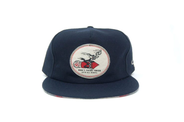 Don't Think Twice Wool Strapback Cap by The Ampal Creative Front