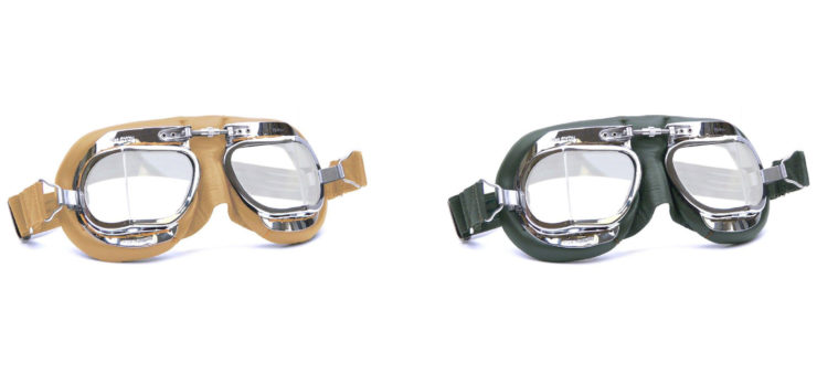 Halcyon Mark 49 Motorcycle Goggles Black + Green