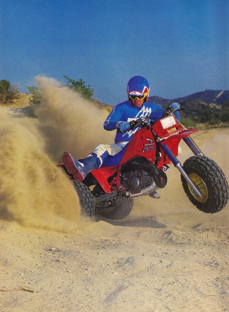 honda atc 250r top speed