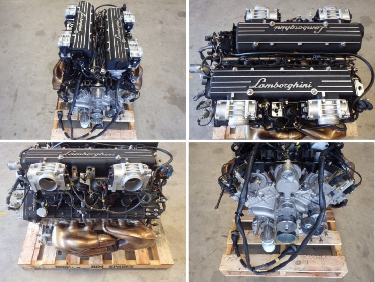 Lamborghini Murcielago 6.2 Litre V12 Engine Collage