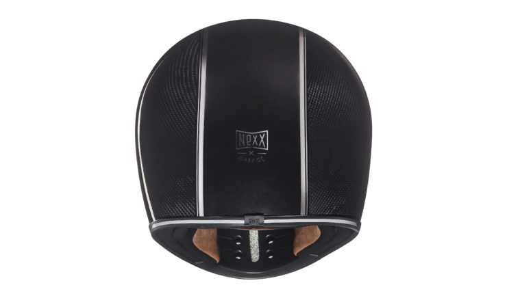 Nexx XG200 Carbon Fibre Motorcycle Helmet Back