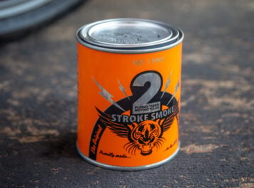 2Stroke Smoke Scented Candle By Flying Tiger Moto 1