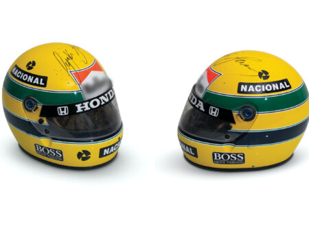Ayrton Senna McLaren Honda Helmet Main