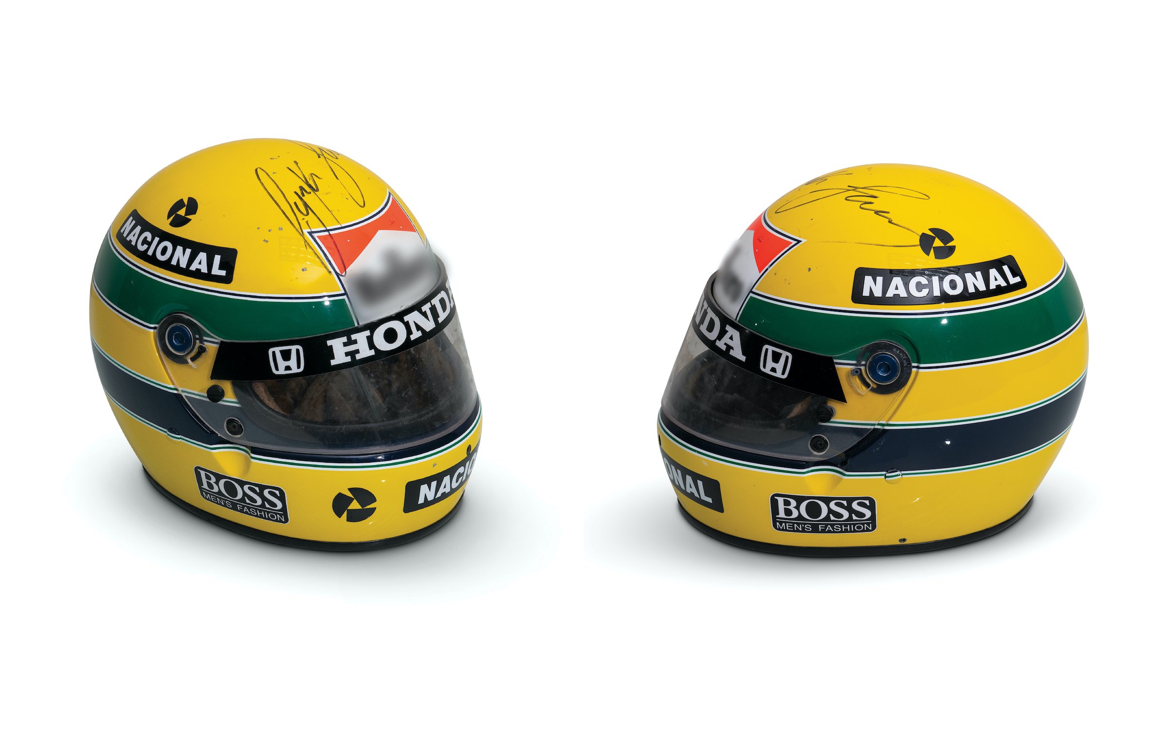 Ayrton Senna McLaren Honda Helmet Main