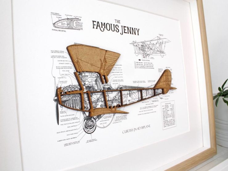 Laser Cut Wooden Vehicle Blueprints by Simply Cut Art 13