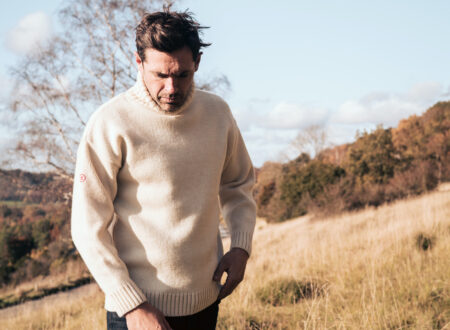 Merino Wool Heavy-Weight Submariner Roll Neck Jumper by Malle London 4