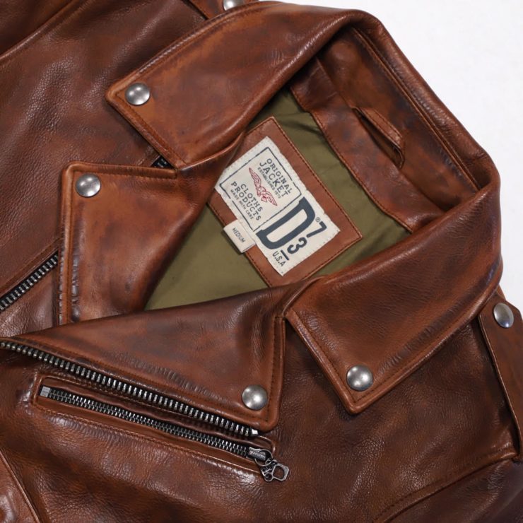 Redford Jacket D73 Leather Company Detail