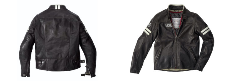 Spidi Vintage Leather Jacket Front and Back