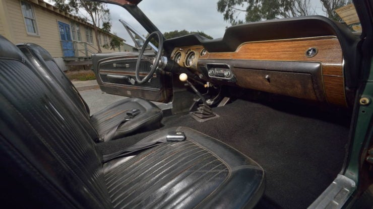 Steve McQueen Bullitt Mustang Interior 2