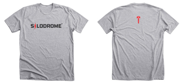 The Silodrome x Red Lightning Tee Front and Back