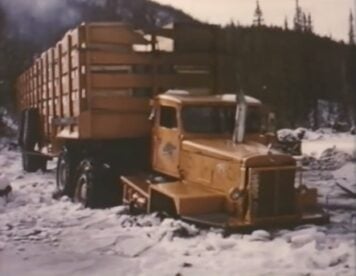 Arctic Convoy With Giant Mack Trucks 3