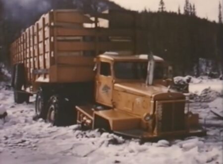 Arctic Convoy With Giant Mack Trucks 3