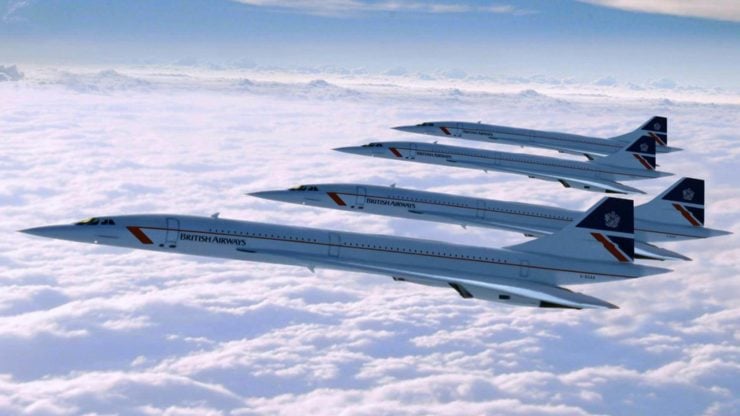 Concordes In Flight