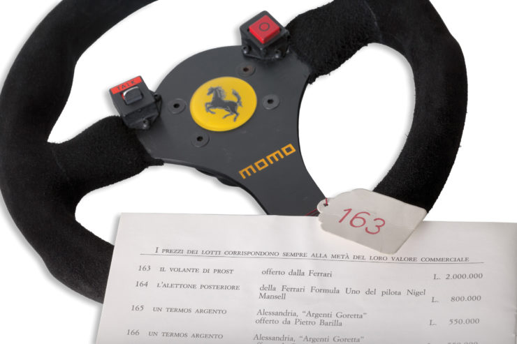 Ferrari 641 Formula 1 MOMO Steering Wheel Details