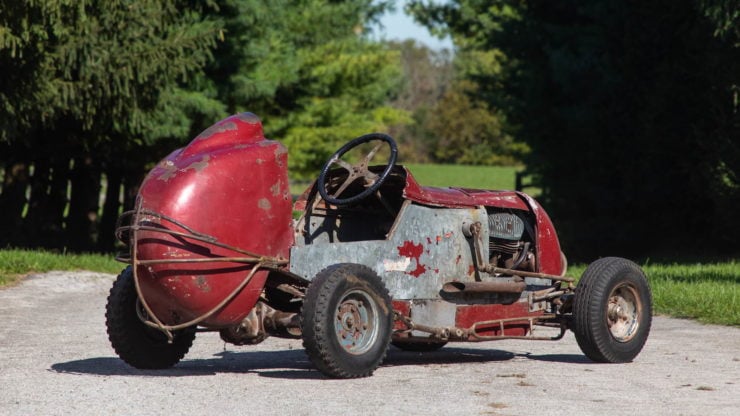 Harley-Davidson Powered TQ Midget Race Car Back