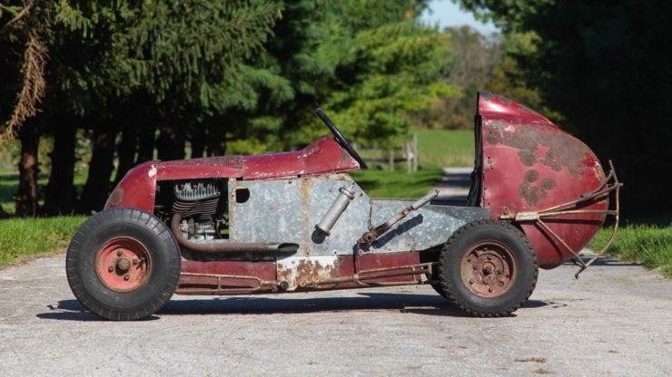 Harley-Davidson Powered TQ Midget Race Car Side