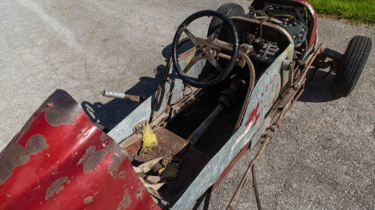 Harley-Davidson Powered TQ Midget Race Car Steering Wheel