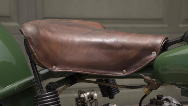 Steve McQueen Excelsior Super X Factory-Built Flat Tracker Seat