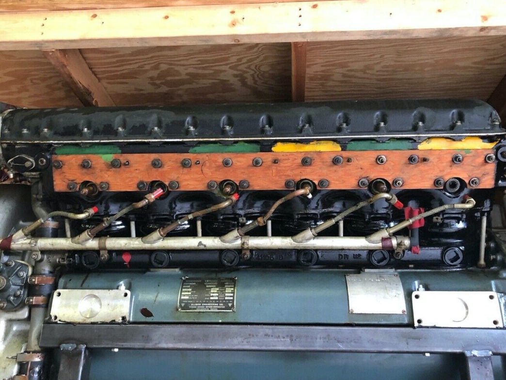 There's A 28 Litre, 1,100+ HP Allison V12 Aero Engine For Sale On eBay