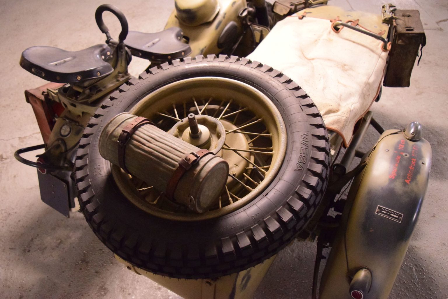 An Original WW2-Era 1943 BMW R75 With Sidecar