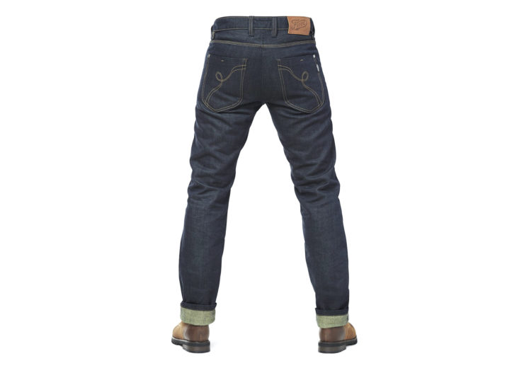 Fuel Greasy Denim Motorcycle Jeans Back