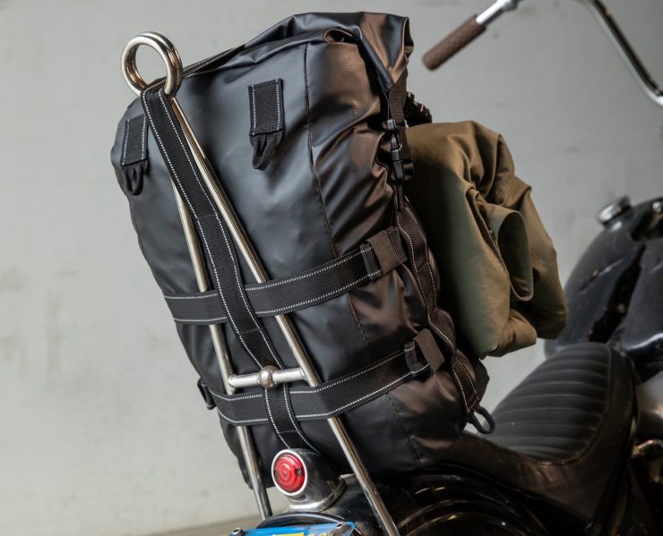 The Biltwell EXFIL-60 Bag - Motorcycle Utility Bag Sissy Bar 2