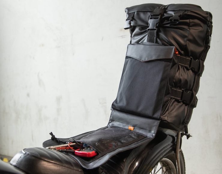 The Biltwell EXFIL-60 Bag - Motorcycle Utility Bag Sissy Bar 3