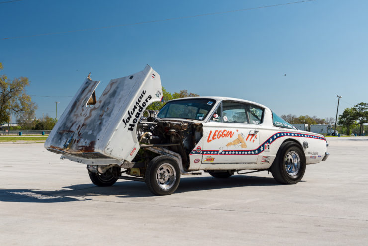 1966 Plymouth Barracuda Drag Car with 1965 Dodge C-500 Hauler 9