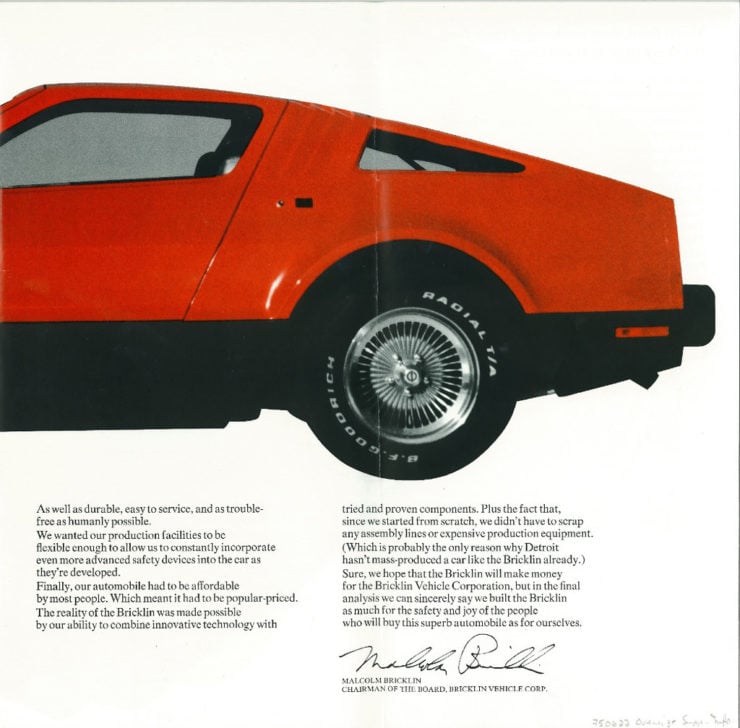 Bricklin SV-1 Back