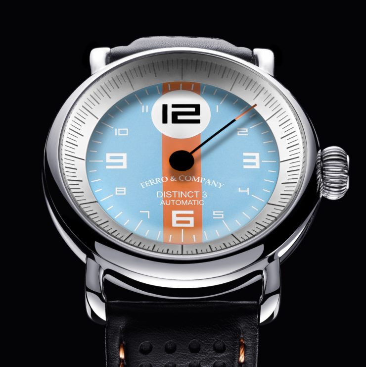 Ferro & Co. Distinct III Vintage Racing Watch Le Mans Gulf