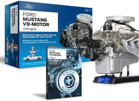 Ford 1965 Mustang V8 Engine Model Kit Box