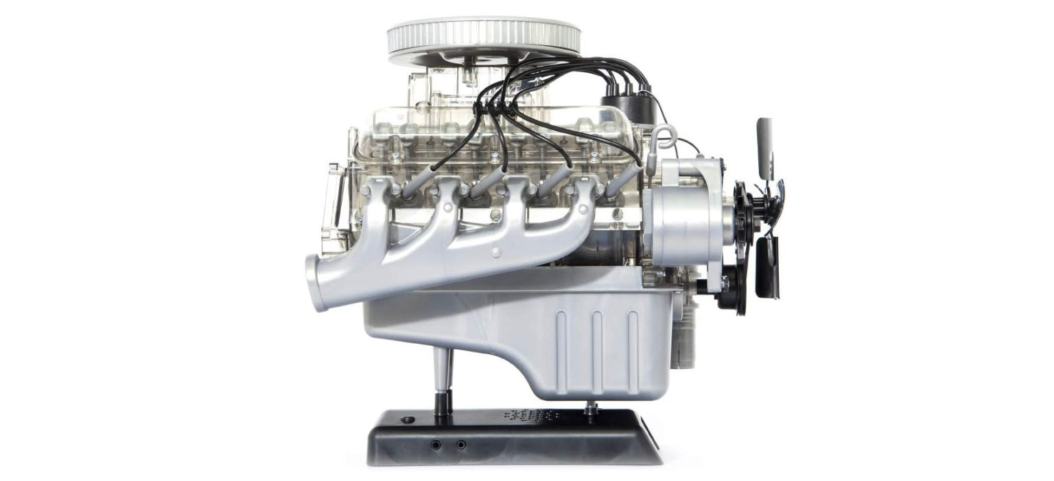 A Working Ford 1965 Mustang KCode V8 Engine 13 Scale Model Kit