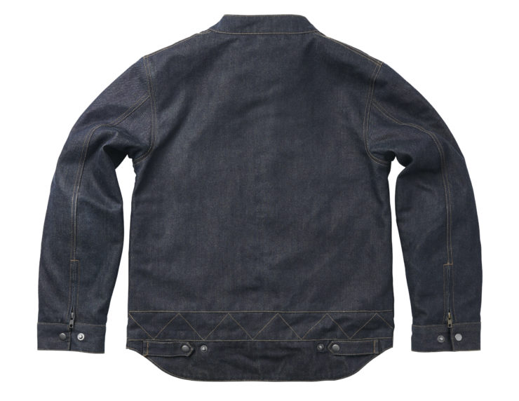 Fuel Greasy Denim Jacket Back