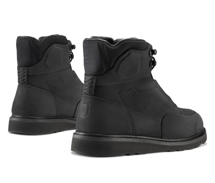 Icon 1000 Brigand Boots Black Rear