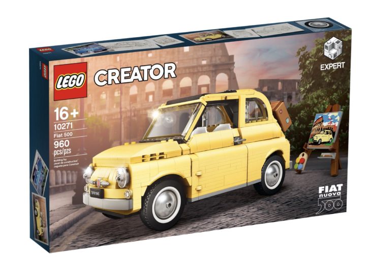 Lego Fiat 500 In Box