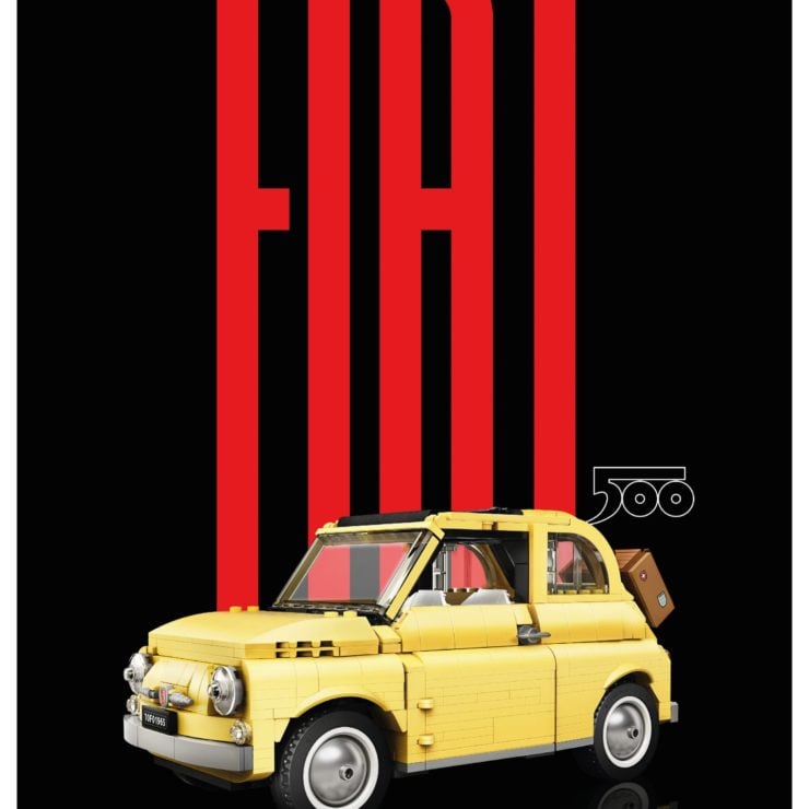 Lego Fiat 500 Poster 1